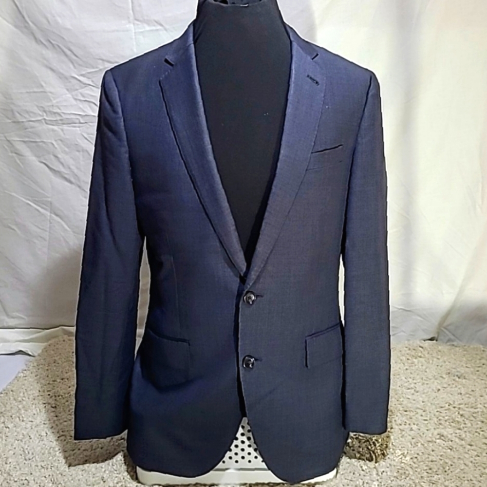 J. Crew Ludlow 100%‎ Tollegno 1900 Wool men’s 40S navy blue blazer sport coat.